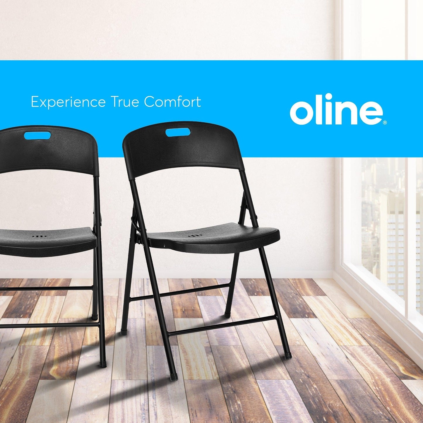 ErgoFold Plastic Folding Chair - Oline