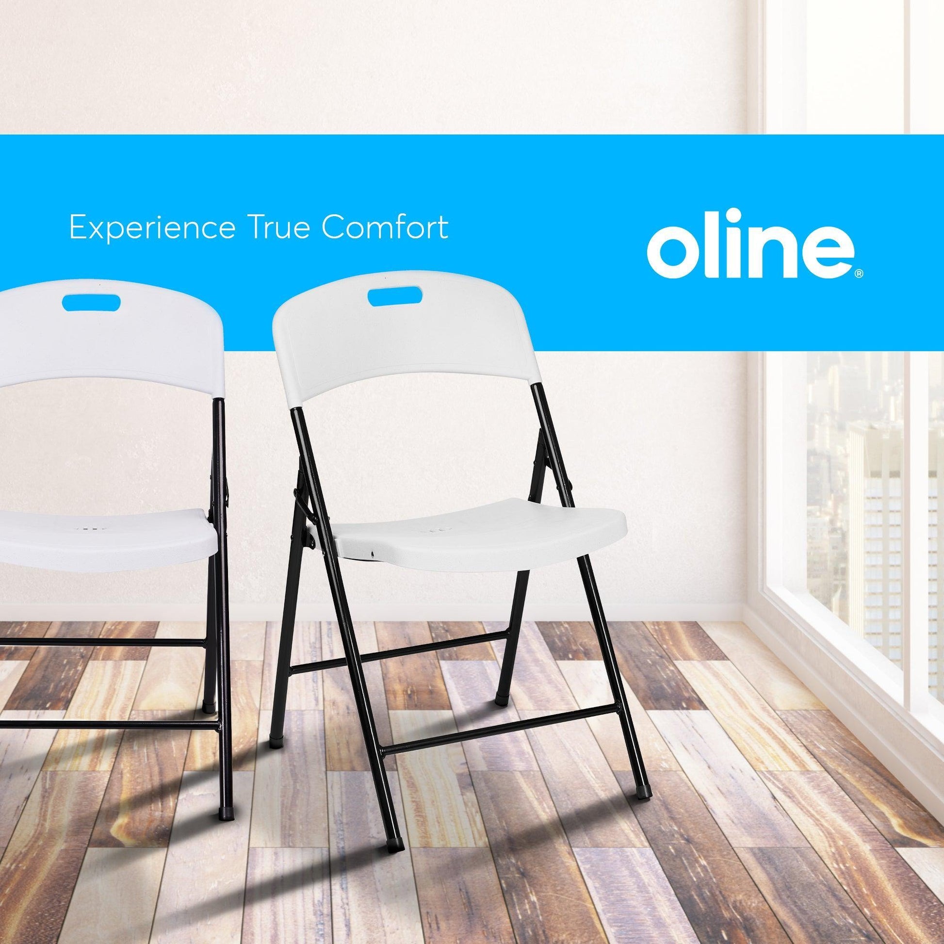 ErgoFold Plastic Folding Chair - Oline