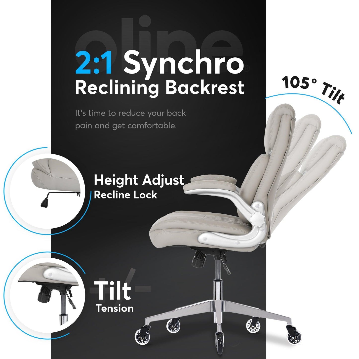 ErgoAce Executive Ergonomic Office Chair - Oline