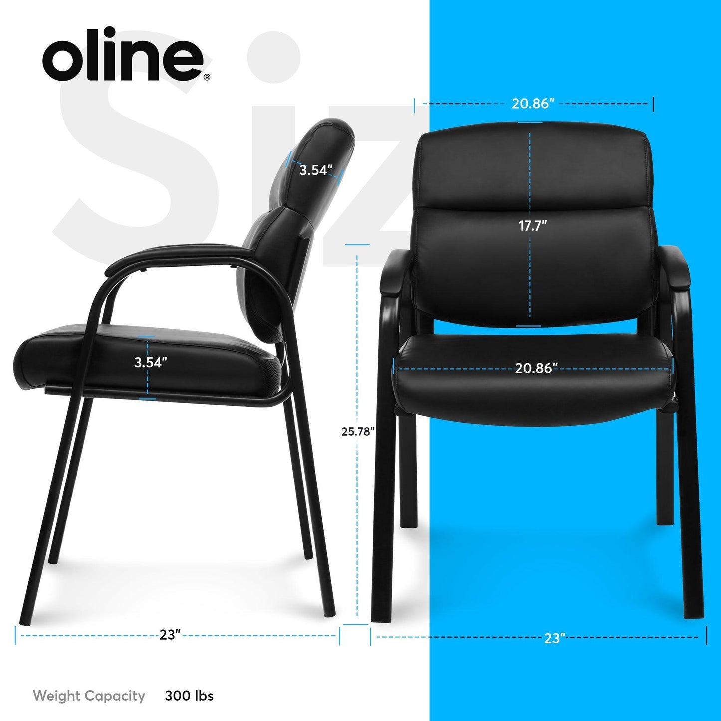 ErgoComfort Guest Office Chair - Oline