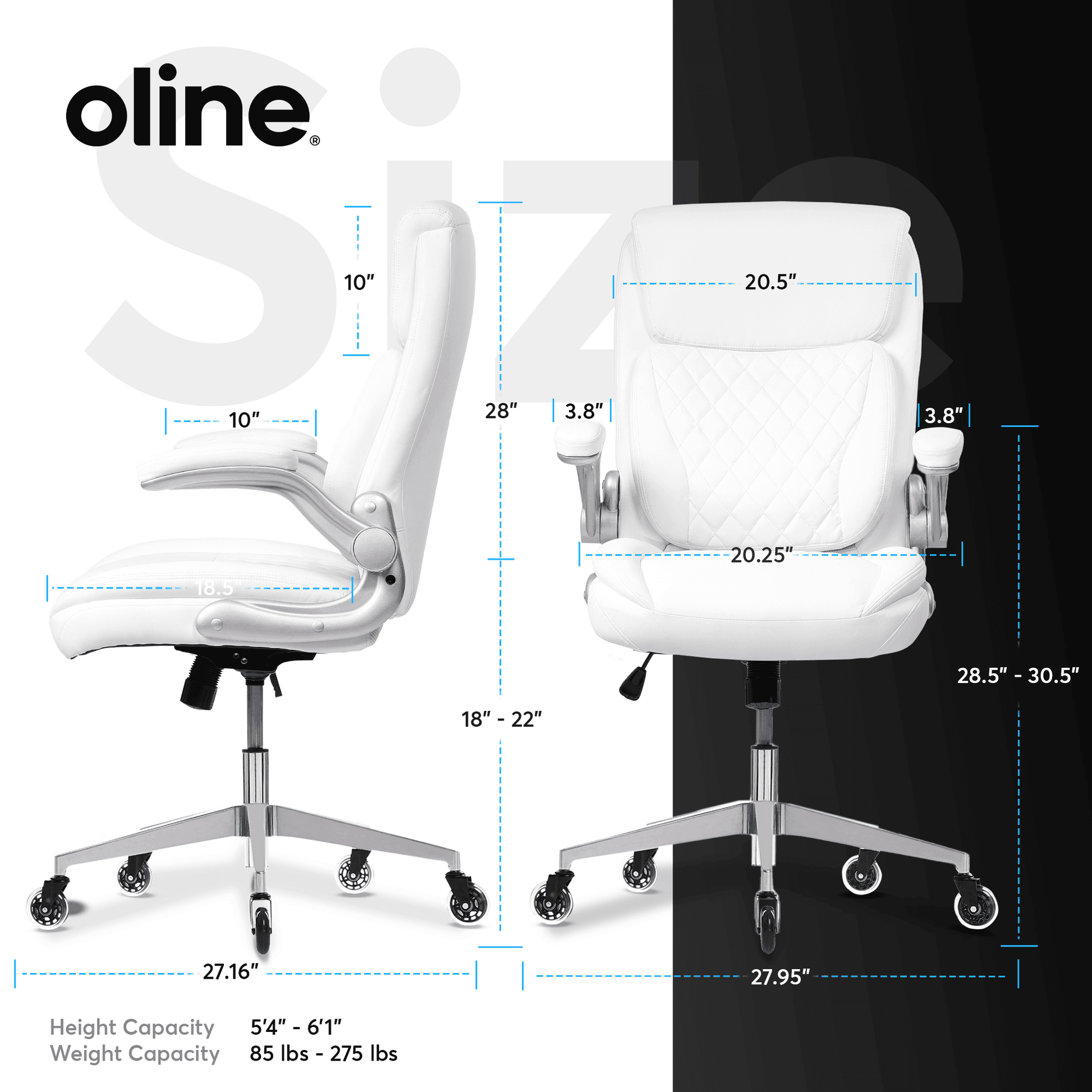 ErgoLux Executive Ergonomic Office Chair - Oline