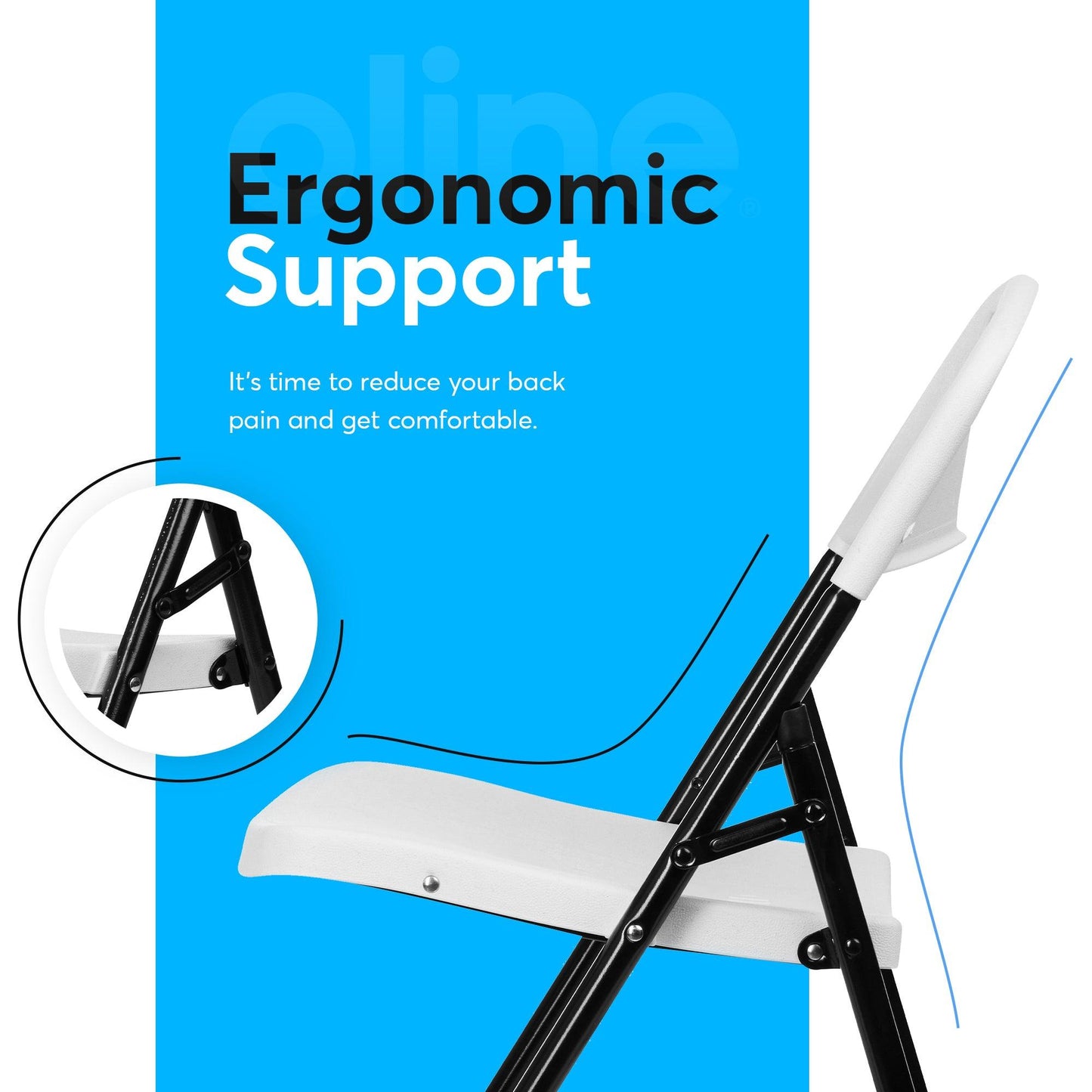 ErgoFold Plastic Folding Chair