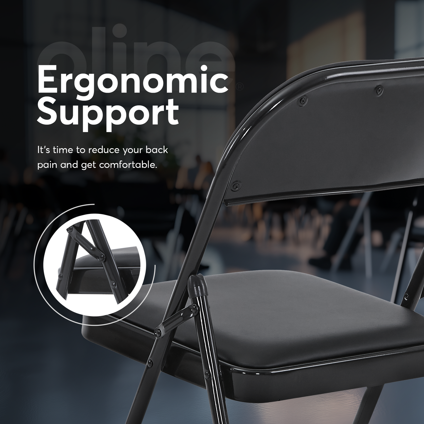 ErgoVinyl Folding Chair