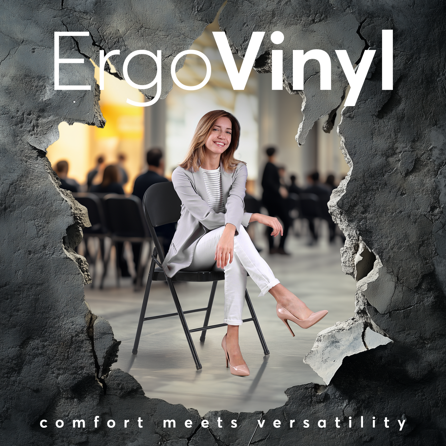 ErgoVinyl Folding Chair