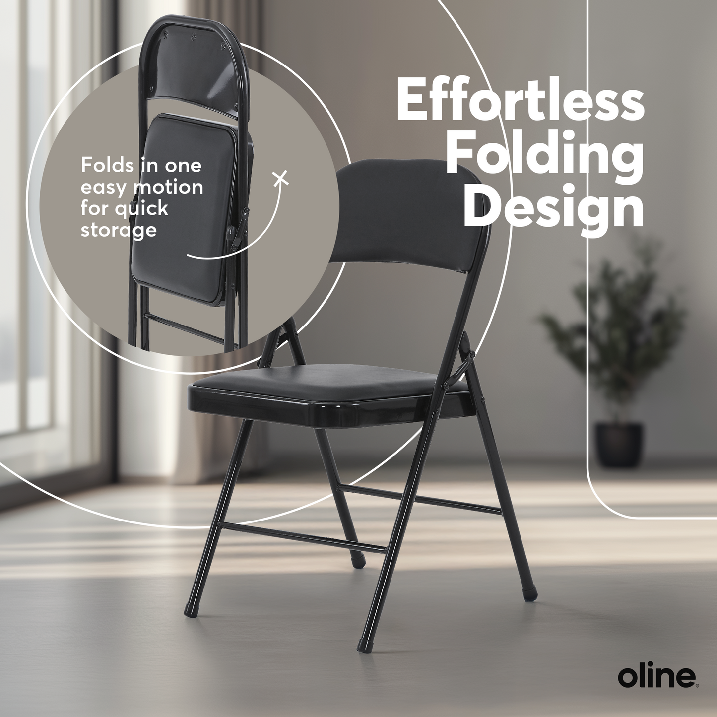 ErgoVinyl Folding Chair