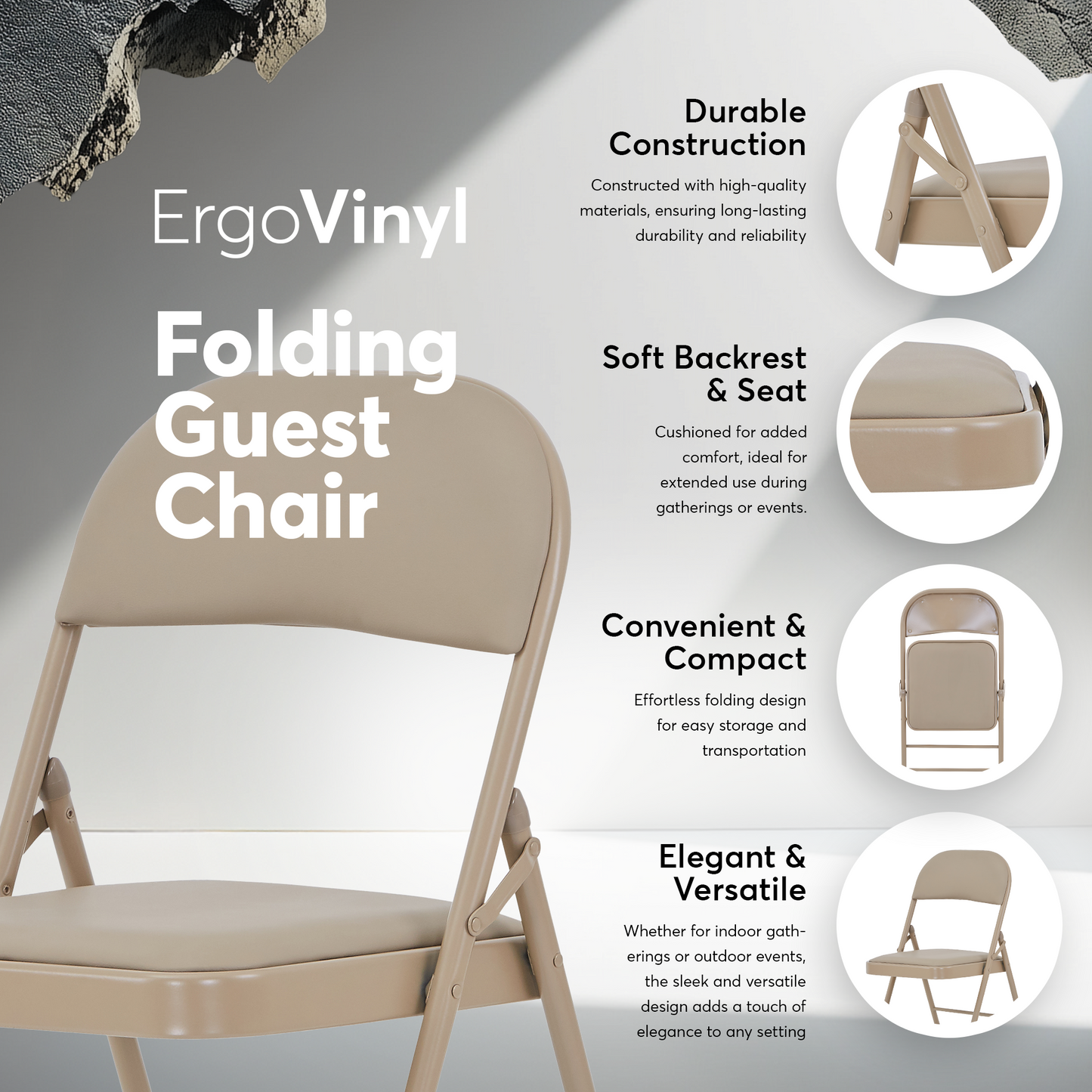 ErgoVinyl Folding Chair