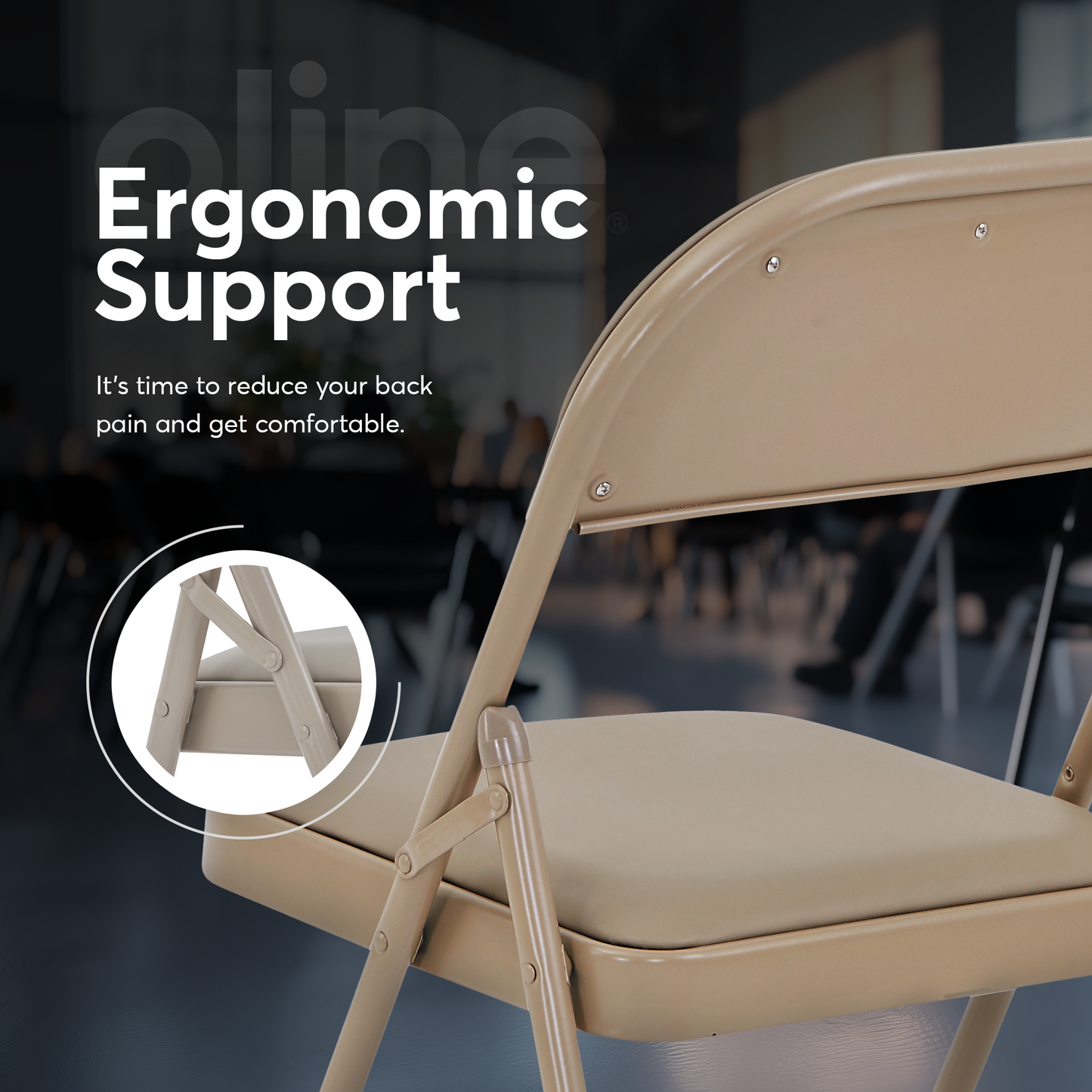 ErgoVinyl Folding Chair