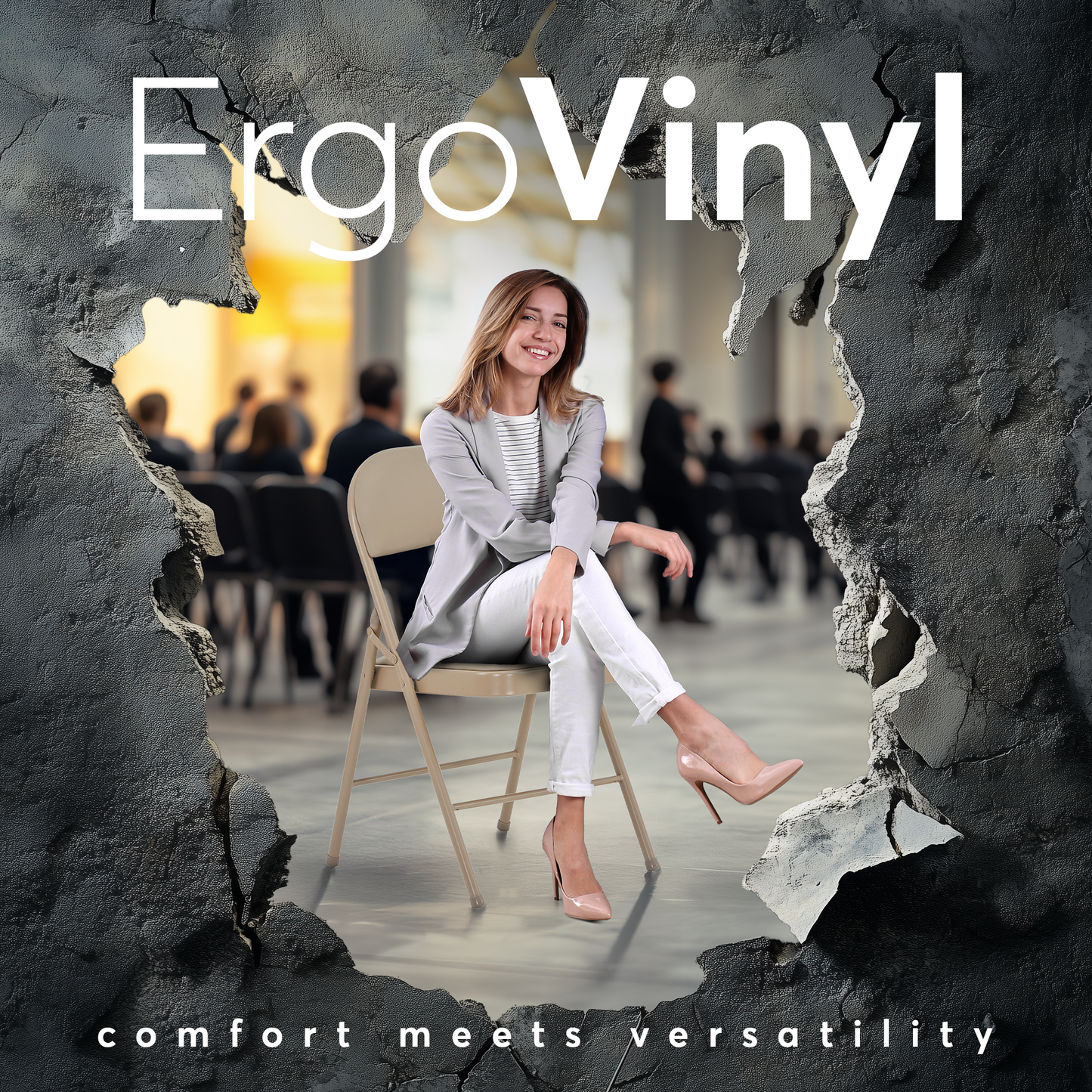 ErgoVinyl Folding Chair