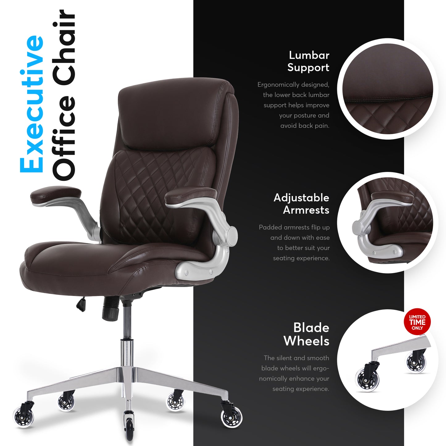 ErgoAce Executive Ergonomic Office Chair