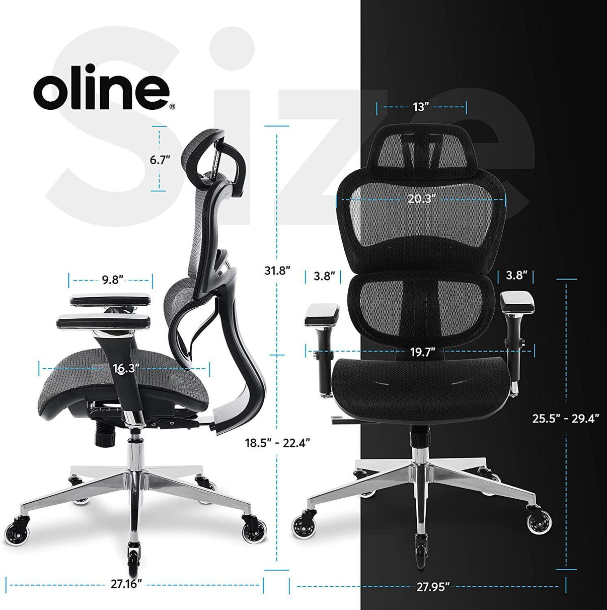 Oline ErgoPro Ergonomic Office Chair