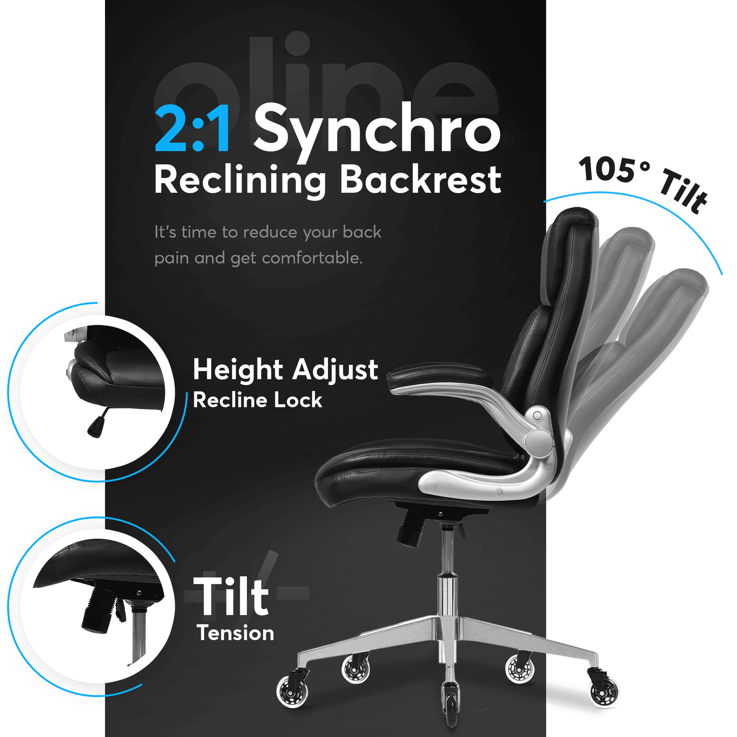 Oline ErgoAce Executive Ergonomic Office Chair